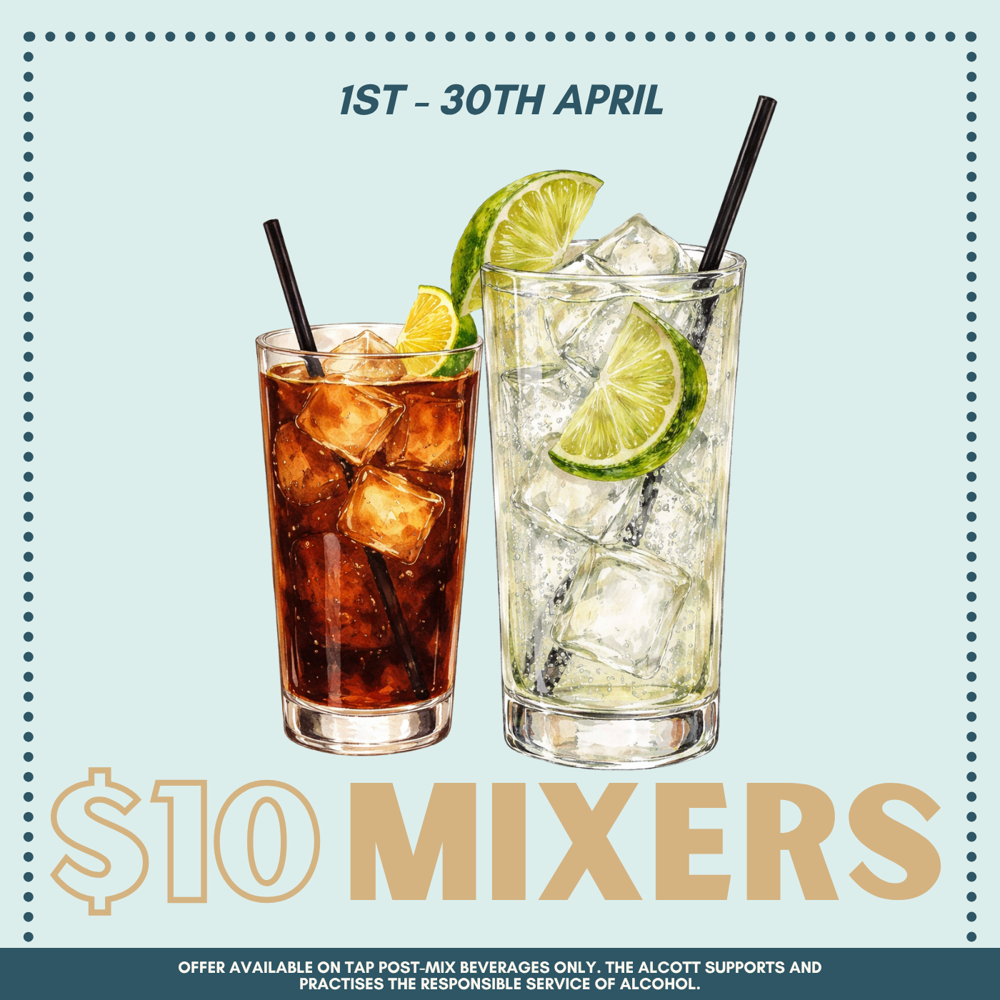 $10 MIXERS